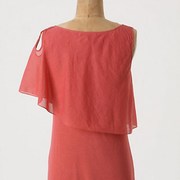 ❤Anthropologie Cut-away Rose Tank, L - Picture 5 of 6